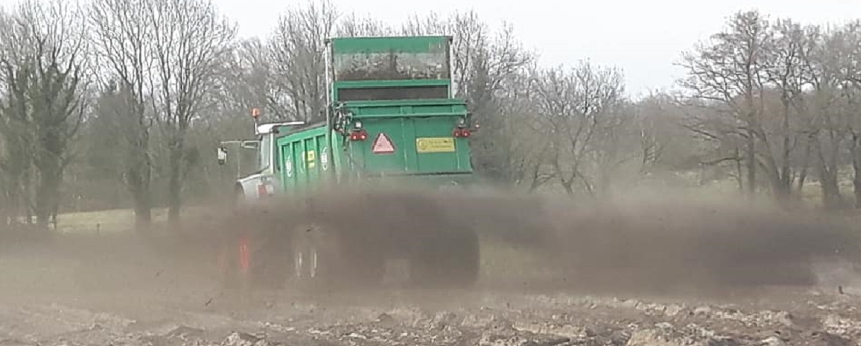 8-3-2018 Compost op het land