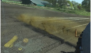 25-4-2018 Stuifdek aanleggen