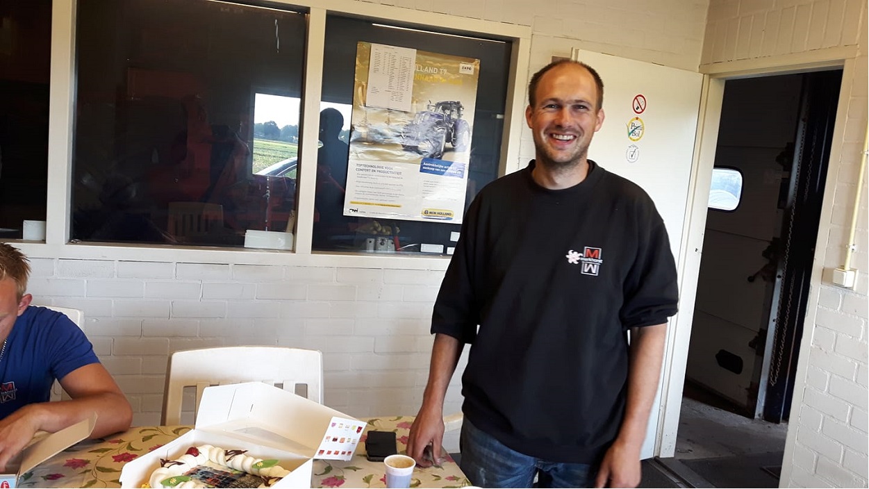 14-6-2018 Jan Roelof 12,5 jaar bij ons werkzaam.