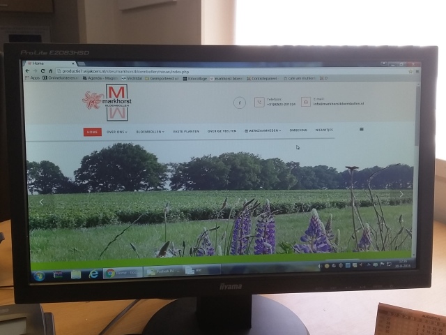 Het is zover: de website is 'live' !